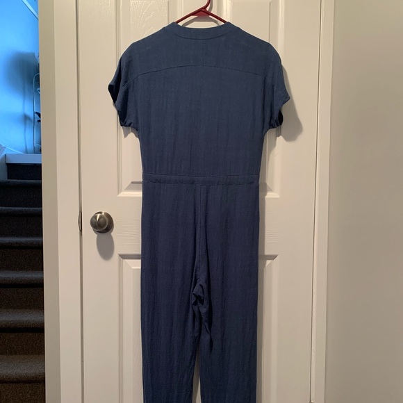 🇨🇦Dagg & Stacey Abner Jumpsuit Azure Blue - Picture 3 of 12